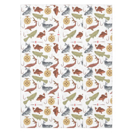 Liebhaber der Fischerei Tischdecke