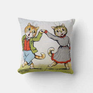 Liebhaber der Katzen, Louis Wain Kissen