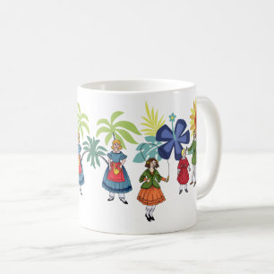 Liebhaber der Mode und der Kindheit Kaffeetasse