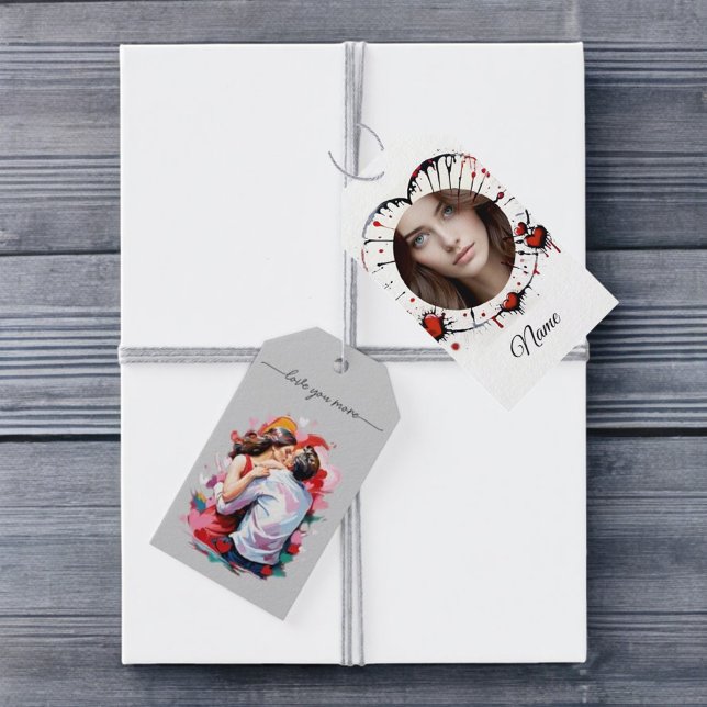 Liebhaber der Soft Holiday Card Geschenkanhänger (Von Creator hochgeladen)