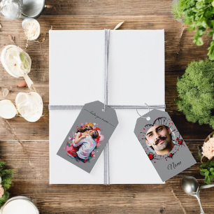 Liebhaber der Soft Holiday Card Geschenkanhänger