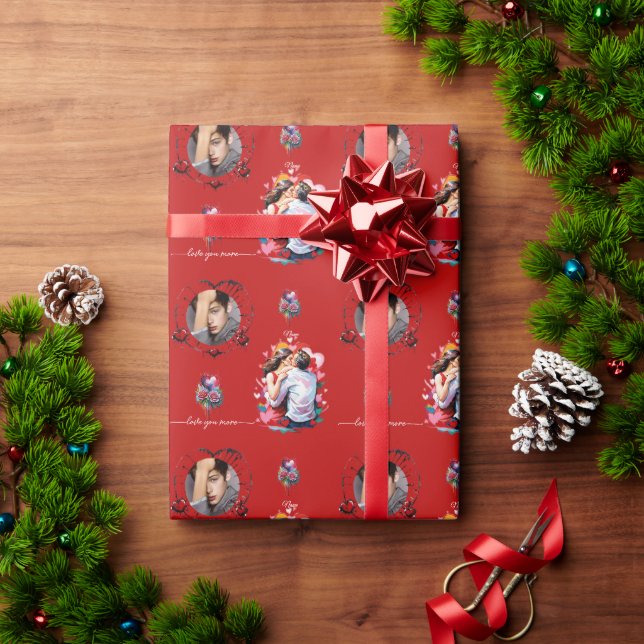 Liebhaber der Soft Holiday Card Geschenkpapier (Feiertagsgeschenk)