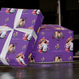 Liebhaber der Soft Holiday Card Geschenkpapier