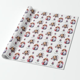 Liebhaber der Soft Holiday Card Geschenkpapier