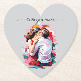 Liebhaber der Soft Holiday Card Untersetzer