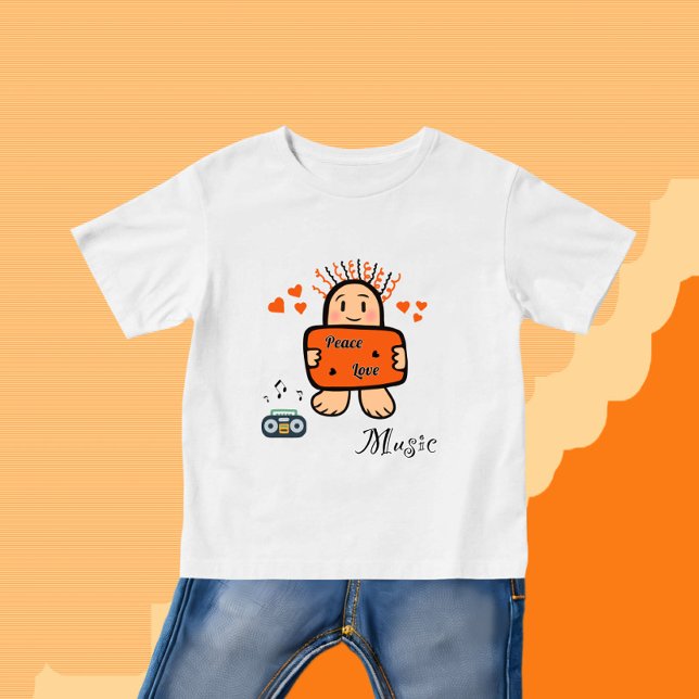 Liebhaber der sonnigen Körpermusik Baby T-shirt (Von Creator hochgeladen)