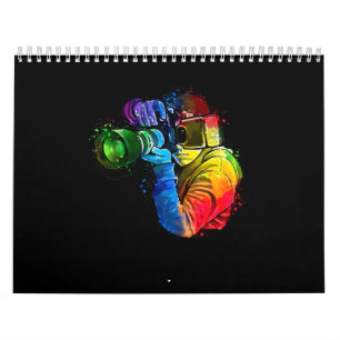 Liebhaber der Wasserfarbenkamera Fotografie Kalender