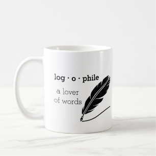 Liebhaber der Wort-Tassengröße klein Kaffeetasse