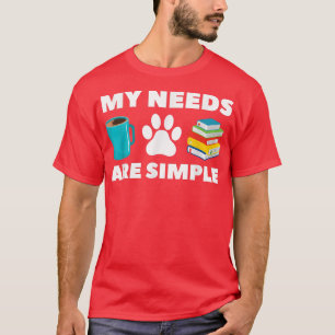 Liebhaber des Buches Coffee Dog Book T - Shirt