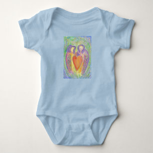 Liebhaber des Engels Heart Art Baby Bodysuit Strampler