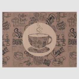 Liebhaber des Kaffees Seidenpapier