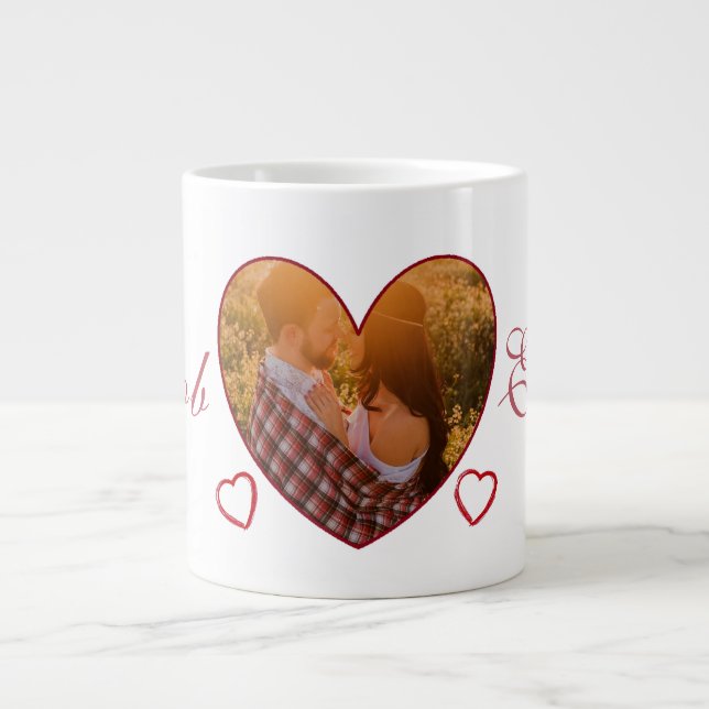 Liebhaber des personalisierten Geschenkes Jumbo-Tasse (Vorderseite)