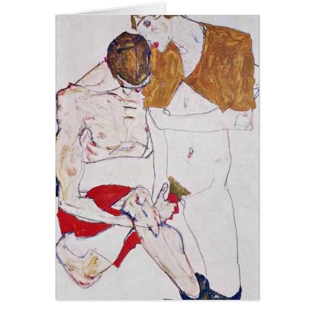 Liebhaber durch Egon Schiele (Vorne)