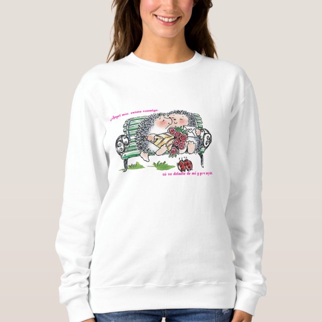 Liebhaber-Igel Sweatshirt (Vorderseite)