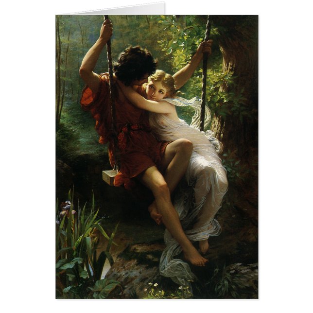 Liebhaber im Swing. Frühjahr von Pierre Auguste Co (Vorne)