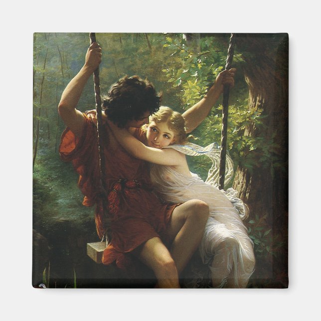 Liebhaber im Swing. Frühjahr von Pierre Auguste Co Magnet (Vorne)