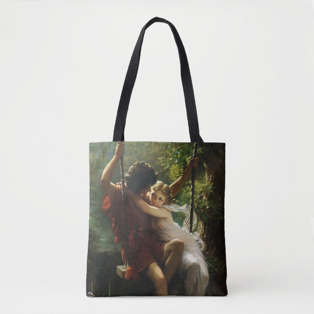Liebhaber im Swing. Frühjahr von Pierre Auguste Co Tasche (Vorderseite)