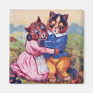 Liebhaber Katze (starke Emotion), Louis Wain Magnet