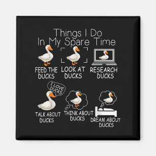 Liebhaber lustiger Enten 6 Dinge, die ich in meine Magnet