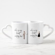 Liebhaber Pärchen Tasse Entwürfe valentinische Spe