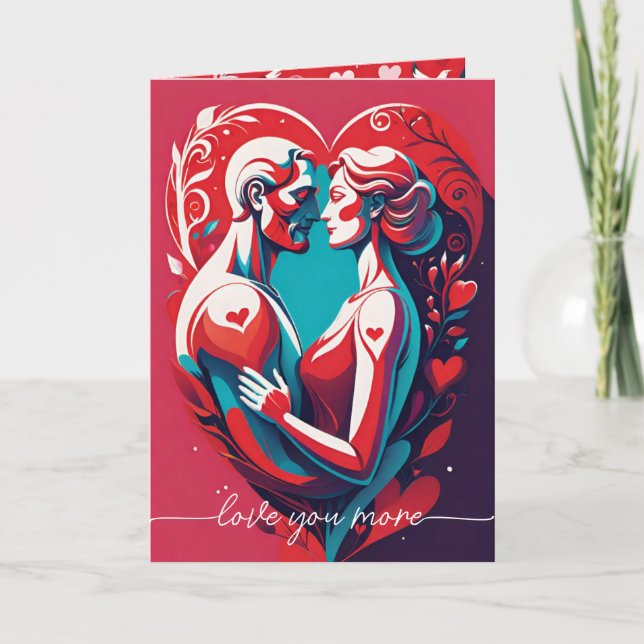 Liebhaber Soft Feiertagskarte (Vorderseite)