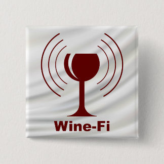 Liebhaber-Spaß des Wein-Wein-FI Button