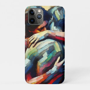 Liebhaber umarmen ai Ölmalstil Case-Mate iPhone Hülle