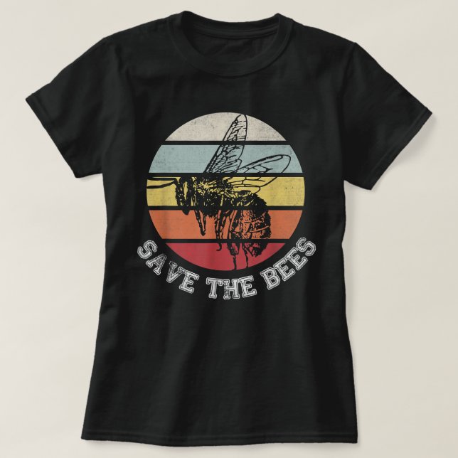 Liebhaber von Bienenvölkern T-Shirt (Design vorne)