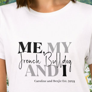 Liebhaber von Französischen Bulldoggen Namen Etabl T-Shirt