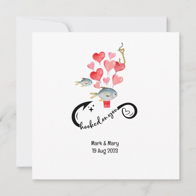Liebhaber von Hochzeiten Einladung (Vorderseite)