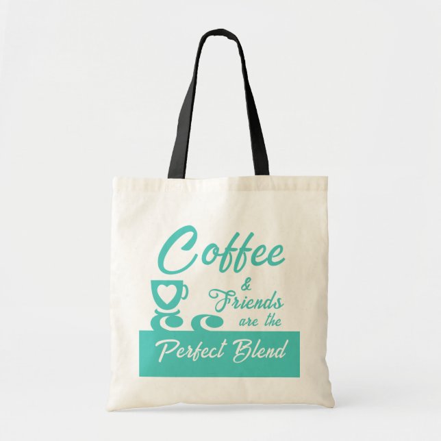 Liebhaber von Kaffee-Minze Tragetasche (Vorne)