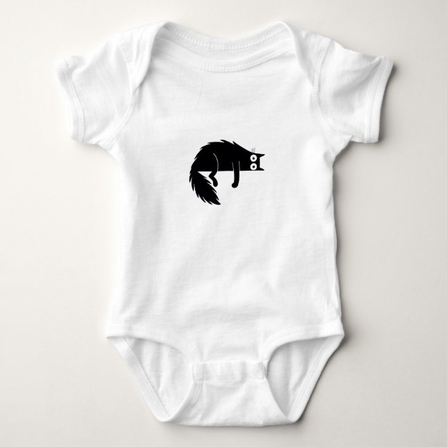 Liebhaber von Katzen Geschenkartikel Baby Strampler (Vorderseite)