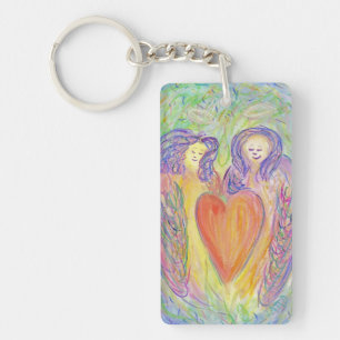Liebhaber von Kindness Guardian Angel Custom Art S Schlüsselanhänger