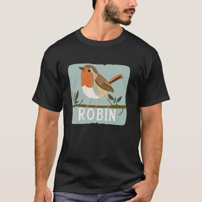 Liebhaber von Robin und Sparrow T-Shirt (Vorderseite)