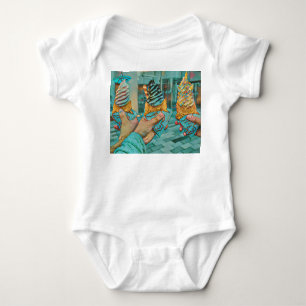 Liebhaber von Sommereis Baby Strampler