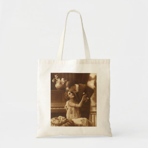 Liebhaber von Vintage, Liebesromantik romantische  Tragetasche