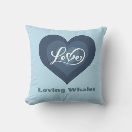 Liebhaber von Walen Funny Gift für Wale Kissen