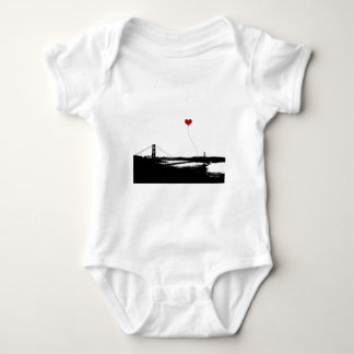 Liebhabers Golden gate bridges San Francisco Baby Strampler