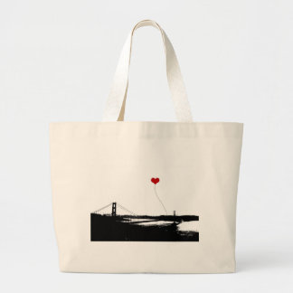 Liebhabers Golden gate bridges San Francisco Jumbo Stoffbeutel