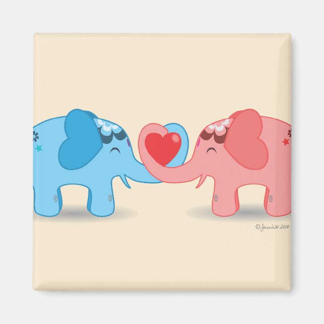 Lieblich Elephant Magnet (Vorne)
