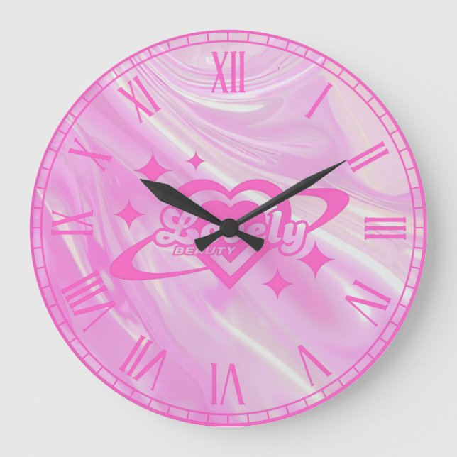 Lieblich Große Wanduhr (Vorderseite)