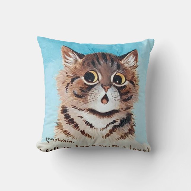 Lieblich Kitten, Louis Wain Kissen (Vorderseite)