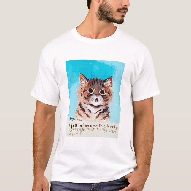 Lieblich Kitten, Louis Wain T-Shirt (Vorderseite)