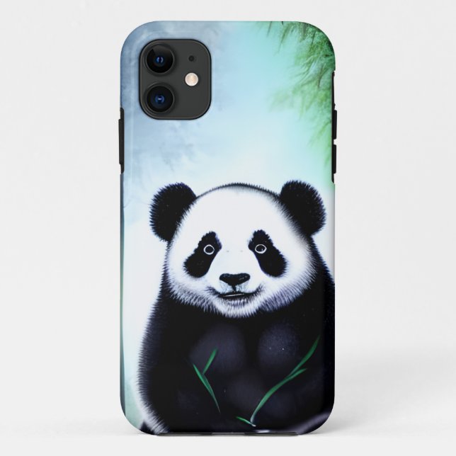Lieblich, kuddelig Panda Bärenkuppe Case-Mate iPhone Hülle (Rückseite)