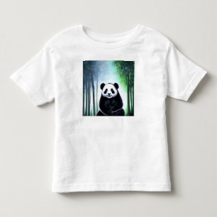 Lieblich, kuddelig Panda Bärenkuppe Kleinkind T-shirt
