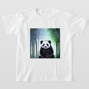 Lieblich, kuddelig Panda Bärenkuppe T-Shirt