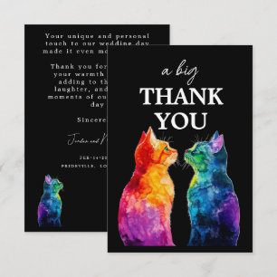 Lieblich 🌈  Purrfectly Yours: Purrfekt  Dankeskarte