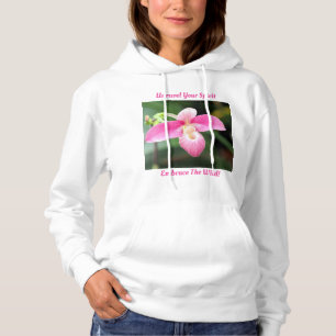 Lieblich rosa Orchid Hoodie