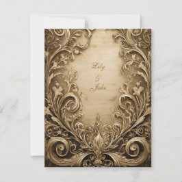 Liebliche Einladung zur Hochzeit