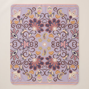Liebliche ethnische indische Blume. Schöne Einrich Sherpadecke